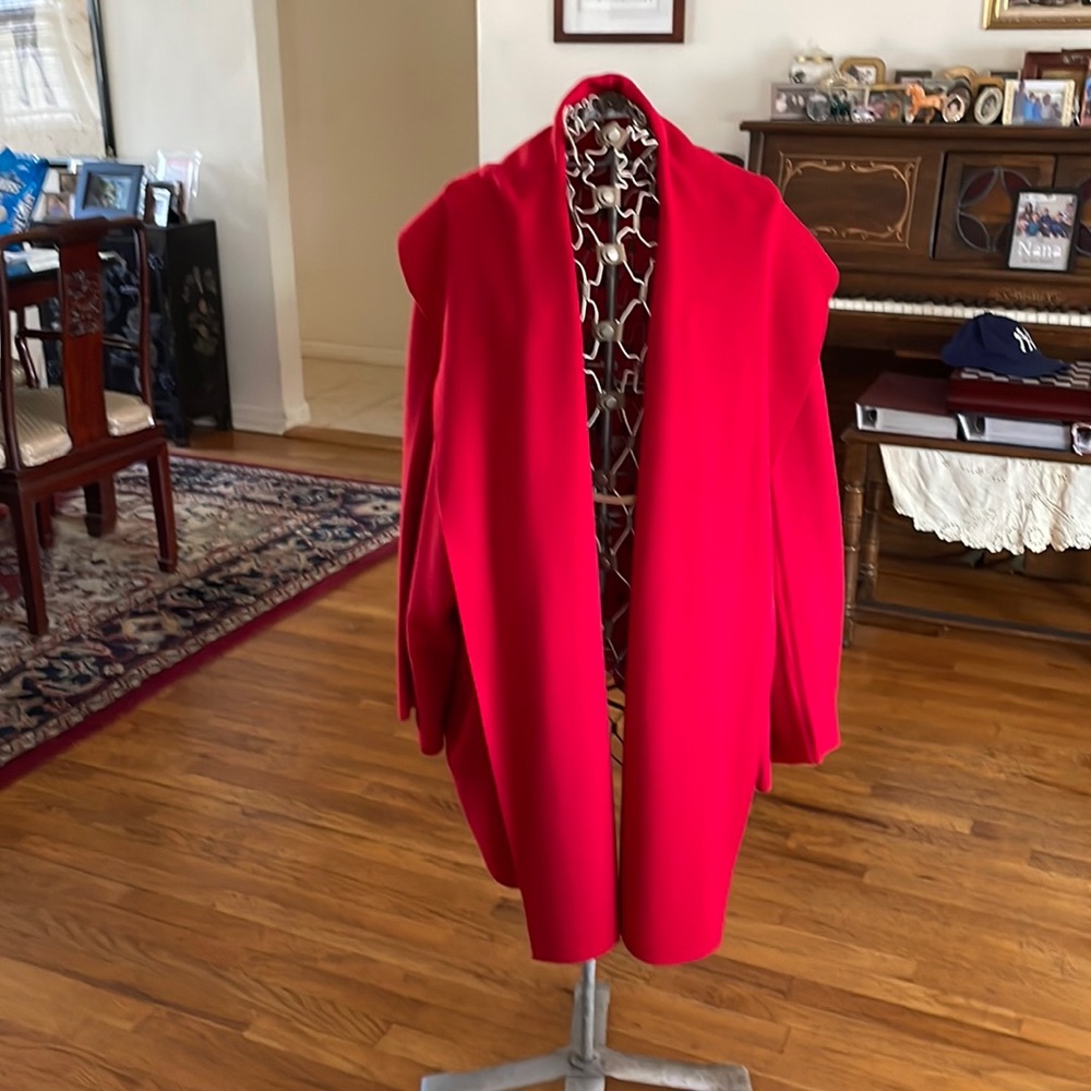 Kenar shawl collar open cardigan
